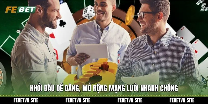 Khởi đầu dễ dàng, mở rộng mạng lưới nhanh chóng